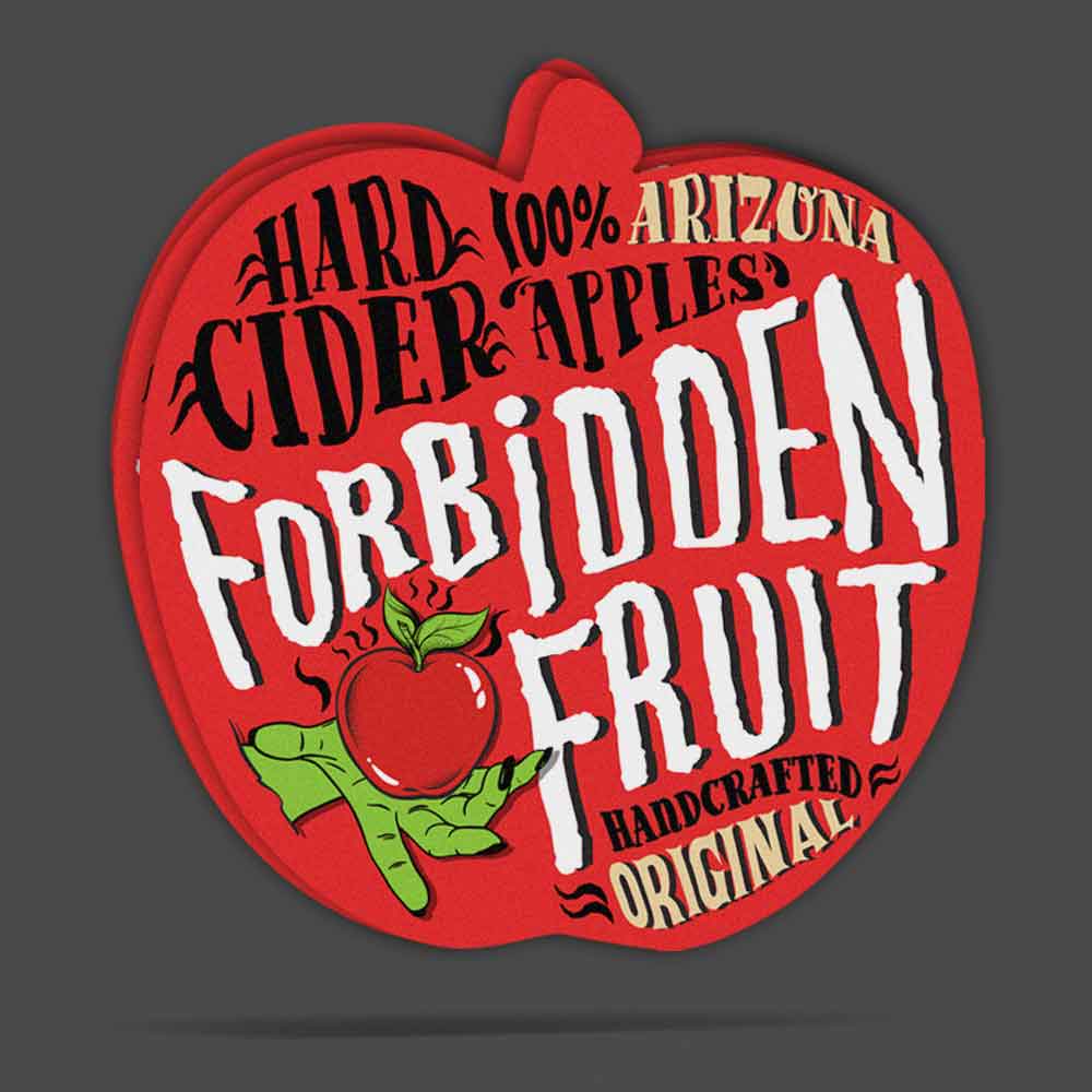 Collection of Apple Drink Coasters in a gallery layout